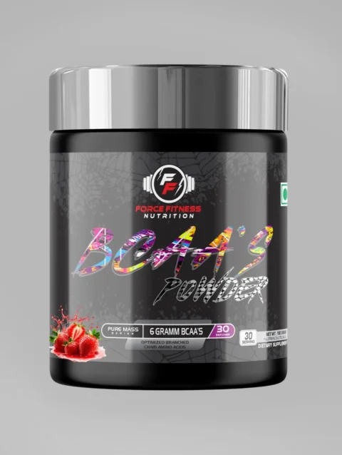Force Fitness Nutrition BCAA – Strawberry 180gm for Muscle Recovery & Performance